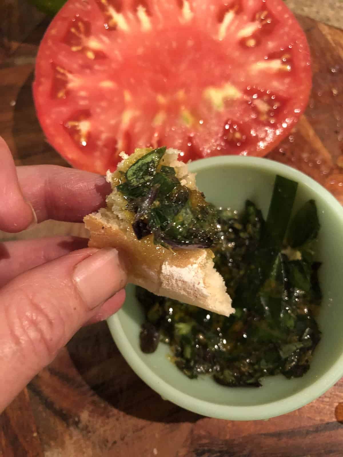 Fresh Herb Dipping Oil Ridge Haven Homestead